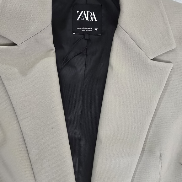 Zara Cropped Blazer Jacket - Picture 6 of 7